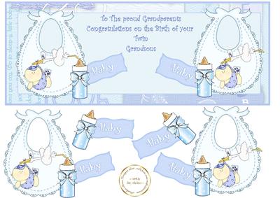 To the Proud Grandparents Twin Boys