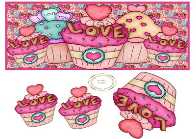 Cupcakes Galore Love Dl