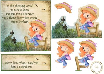 Best Friend Easel Verse