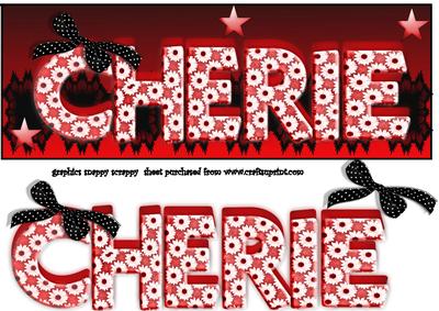 Cherie Name Dl