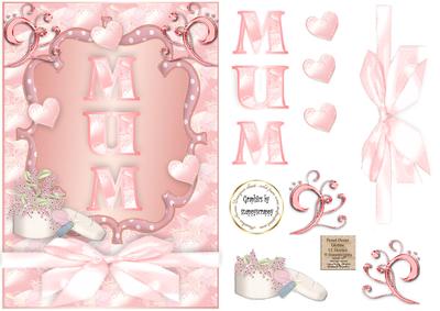 Mum Bows and Flowers
