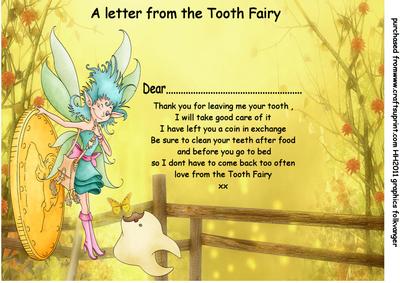 A Letter from the Tooth Fairy