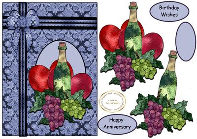 Wine Grapes and Hearts
