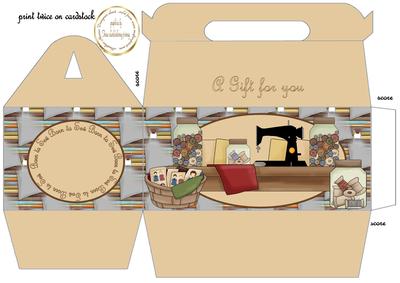 Gable Gift Box Born to Sew