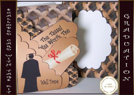 Graduation Scalloped Pocket and Tag Kit