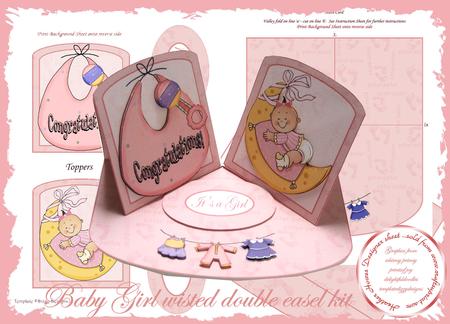 New Baby Girl Twisted Double Easel
