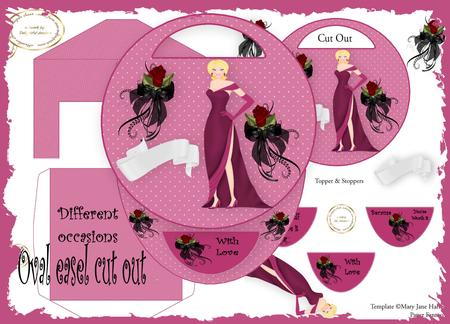 Oval Easel Cut Out Prom/birthday Other