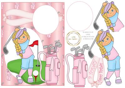 Birthday Girl Golfer