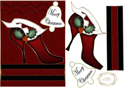Modern Christmas Shoe Design