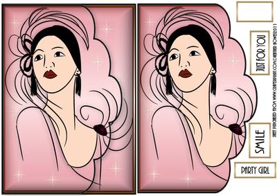 Scalloped Pink Deco