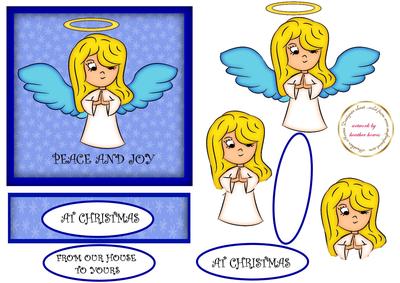 Peace and Joy Easel Angel