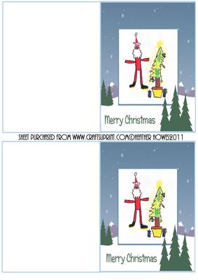 Child Art by James Quick Christmas Card