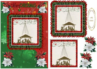 Nativity Poinsettias