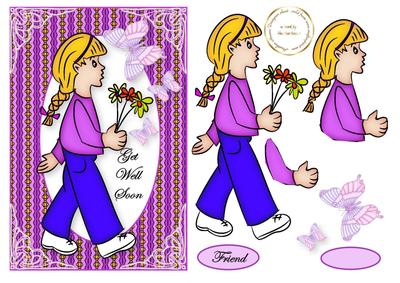 Get Well Soon with Butterflies