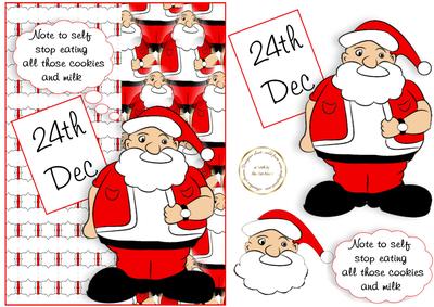 Stop Eating the Cookies Santa