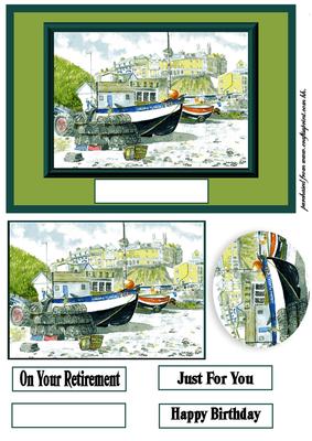 Boats on the Beach at Cromer