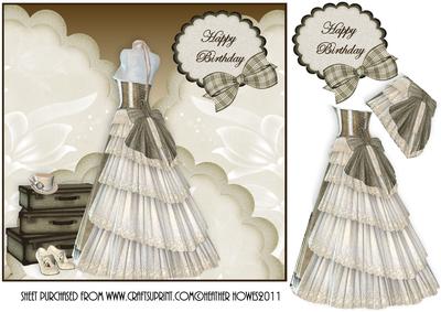 Elegant Scalloped Birthday Girl