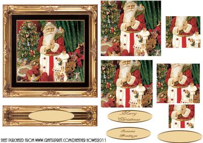 Christmas Vintage Easel