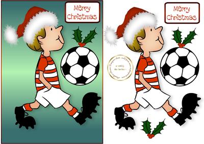 Red Footie Christmas