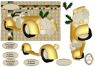 Toon Car Christmas