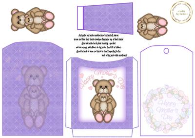 Mothers Day Tag Pocket Card