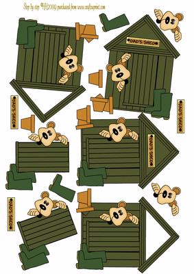 Dads Shed Fun Toppers