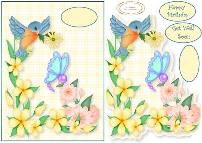 Get Well /birthday Spring Design