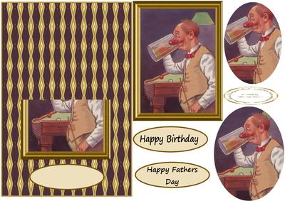 Ote Beer Drinking Snooker Dad