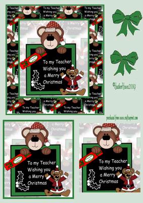 Christmas Teddy Teacher