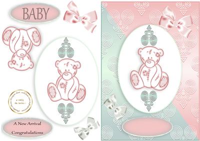 Minty Pink Bear