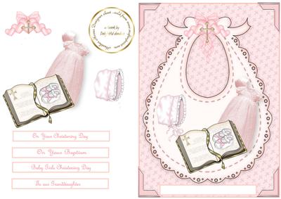 Christening Bib Bonnet and Dress