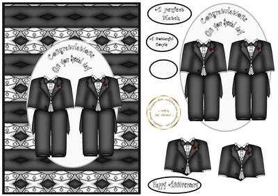 Civil Partners Wedding/anniversary Male