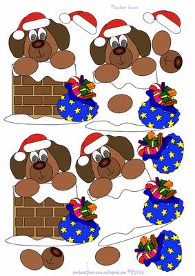 Santa Dog