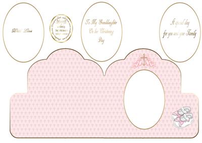 Scalloped Insert Girl Christening