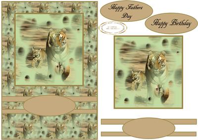Green Tiger Fathers Day Other
