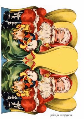 Santa Chair Quick Card
