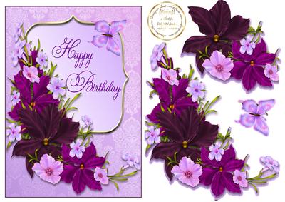 Birthday Flower Flourish