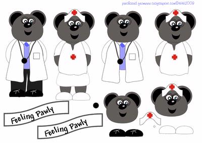 Teddy Doctor and Nurse