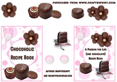 Cancer Pink Awareness Recipe Book Covers