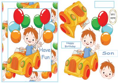 Birthday Boy Car