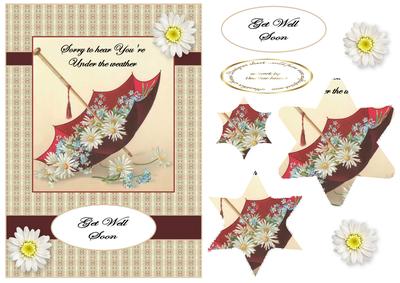 Floral Vintage Umbrella