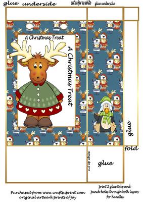 Reindeer Cutie Gift Bag