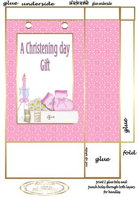 Christening Girl Gift Bag