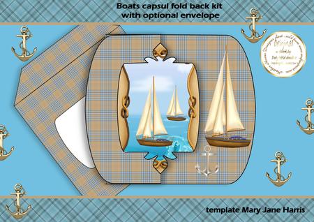 Sail Away Capsul Shaped Card Kit