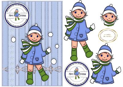 Katie Snow Blue Christmas