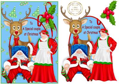 A Special Couple Christmas Card