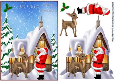 Santa Reindeer House