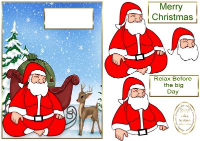 Meditating Santa(buddha)