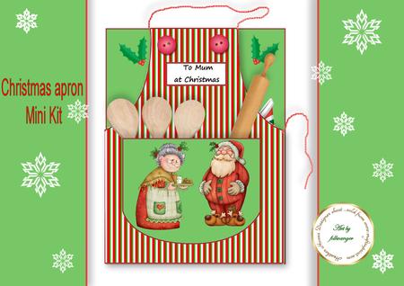 Clauses Christmas Apron Minikit