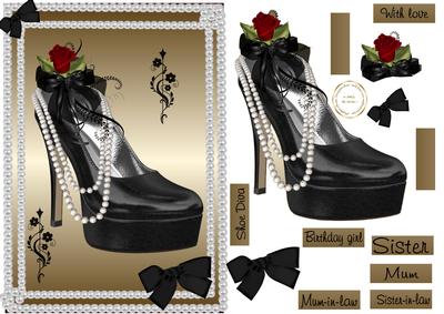 Shoe Pearls and a Rose